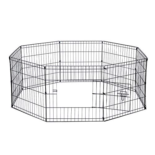 Paws & Pals Pet Exercise Pen Tube Gate with Door