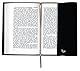 moses. libri_x Buchumschlag mit Lesebändchen, Buchhülle aus Baumwolle, Umschlag für die Lektüre, Escape through a book - Größe L
