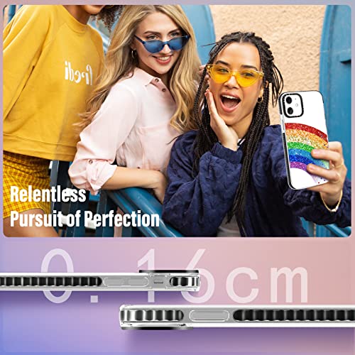 Toycamp For Iphone 12/12 Pro Case With Ring Kickstand, Colorful Rainbow Graffiti Design For Women Men Girls Boys Cute Art Cartoon Print Clear Case Cover For Iphone 12/12 Pro (6.1 Inch) #TOP4