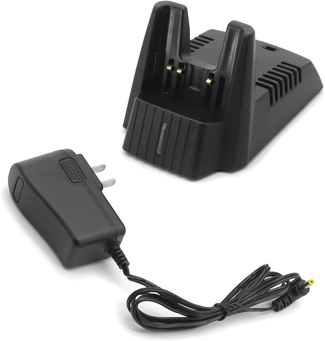 Desktop Charger for Yaesu Vertex HX270S VX-170 VXA-200 Aviator Radio | for part number: FNB-V57 FNB-64 FNB-83 FNB-V94,Standard Horizon Radio, Ni-MH Ni-CD Battery Charging Dock Cradle Base