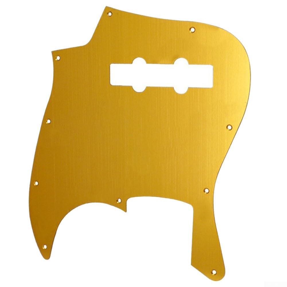 Gold Scratch Plate do J-Bass 24 x 21 cm cienka (złota)