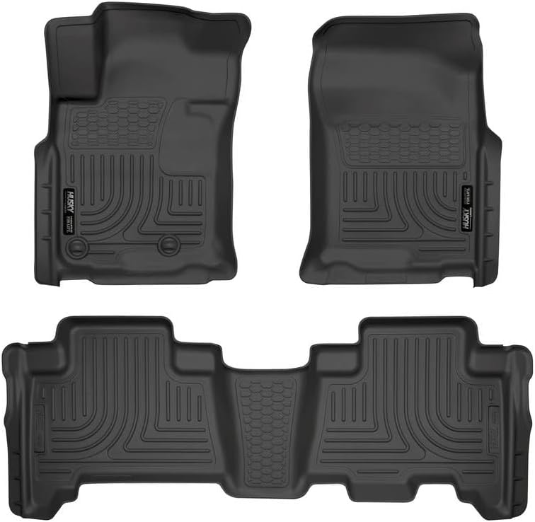 Husky Liners Weatherbeater Floor Mats – Front & 2nd Row Vehicle-Specific Fit