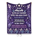 Levens Gifts for Mom Blanket 60' x 50' Soft Fleece Throw for Mother, Perfect Christmas Birthday Gift for Mom from Son Daughter, Cozy Blanket for Mother's Sofa or Bed