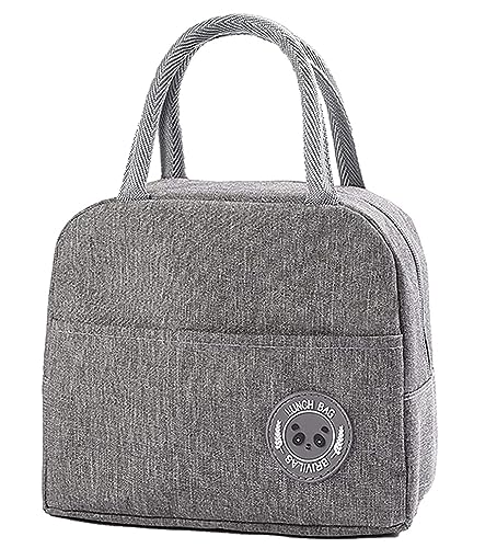 Image of Milton Lunch Box Bag | Waterproof & Leakproof Lunch Tote Organizer | Reusable Insulated Tiffin Bag for Men & Women | Perfect for Office, School, College & Travel - Grey
