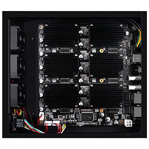 Kit de gabinete ITX GeeekPi con ventilador para DeskPi Super6C miniatura 7
