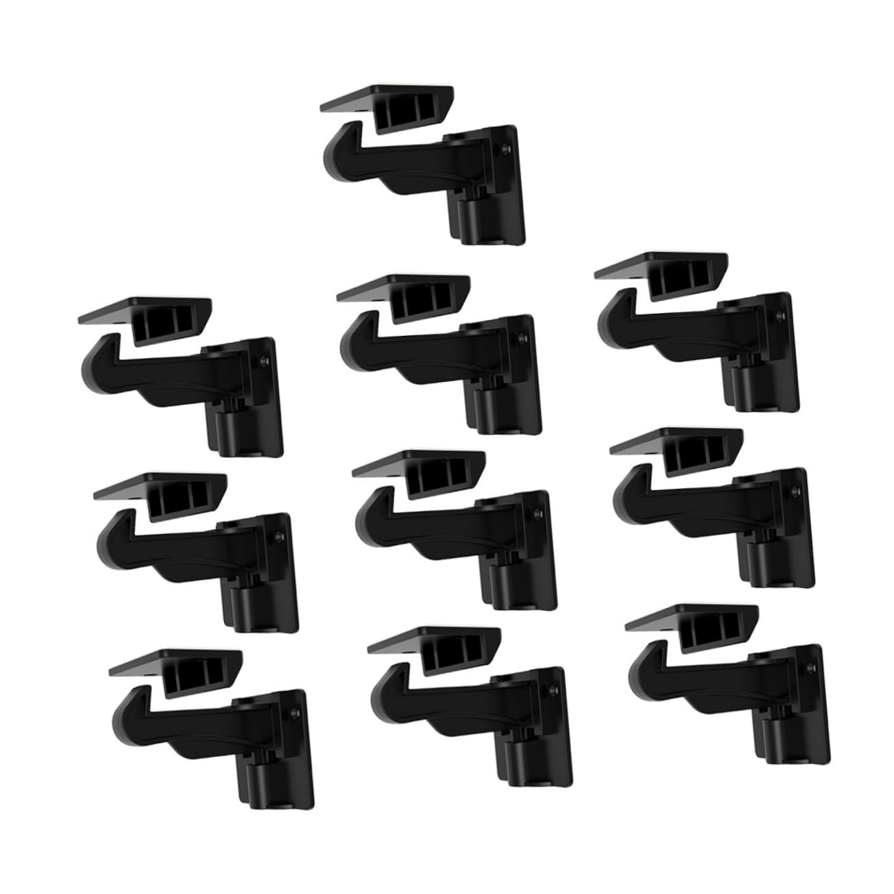 Didiseaon 10 piezas Cerraduras de Seguridad para Cajones y Armarios Pestillos Invisibles para Bebés Cierre Seguro Infantil Multifuncional Material Negro Fácil de Abrir para Adultos Protege
