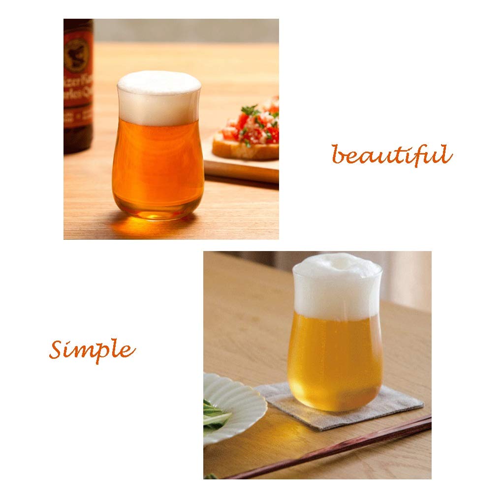 Vasos de Agua Vidrio vasos de cerveza con asa, jarras de cristal, taza de cerveza tradicional vasos, perfecto café, té de cristal, todos los días con vasos de vidrio, vasos de cóctel Vasos Cristal