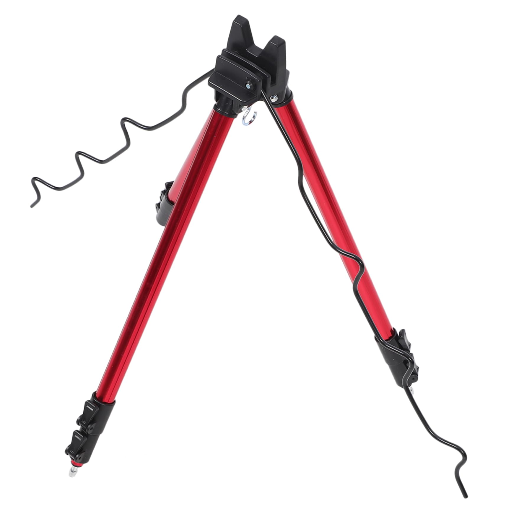 TOYANDONA Supporto Canna da Pesca Tripode Telescopico in Lega di Alluminio | Montaggio Rapido, Portatile e Leggero, per Canna da Mare e Mano, Accessori per Pesca