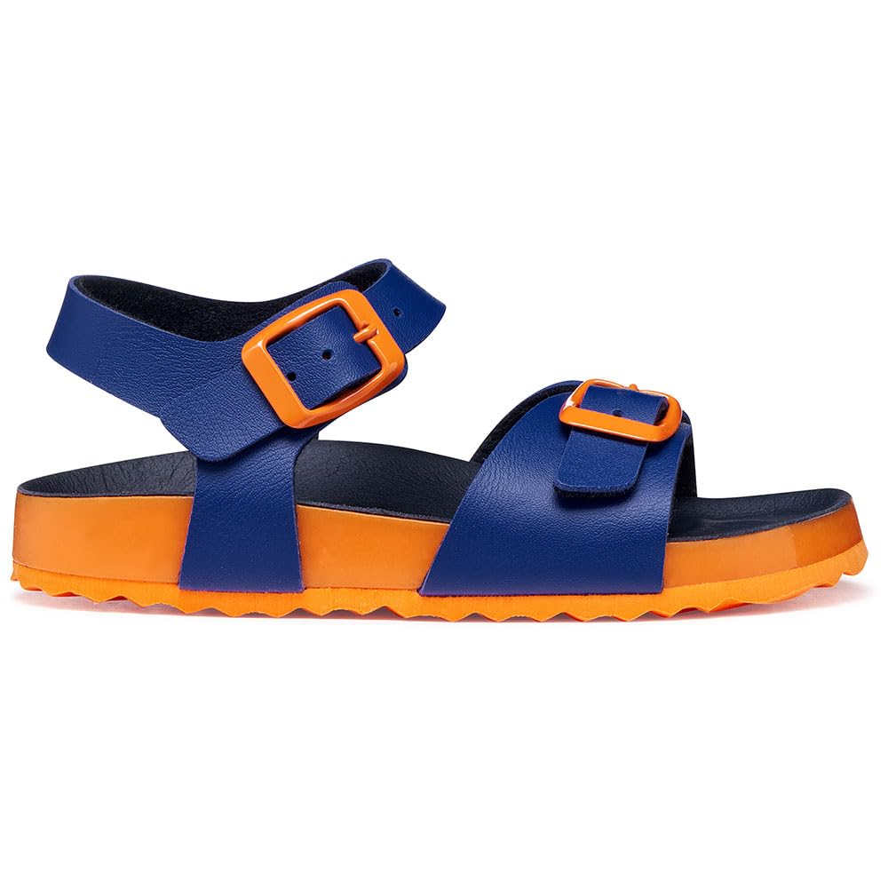 Geox J Ghita Boy C Sandal, Royal Orange, 11 UK Child