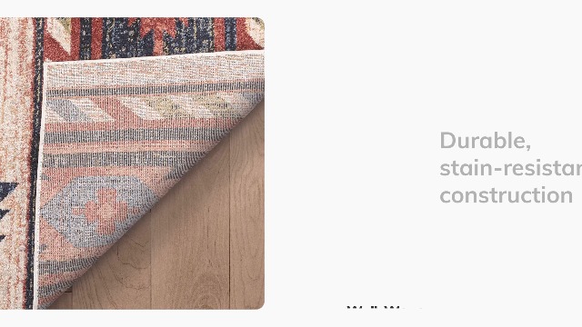 Amazon.com: Well Woven Tulsa Lea Cream Traditional Southwestern