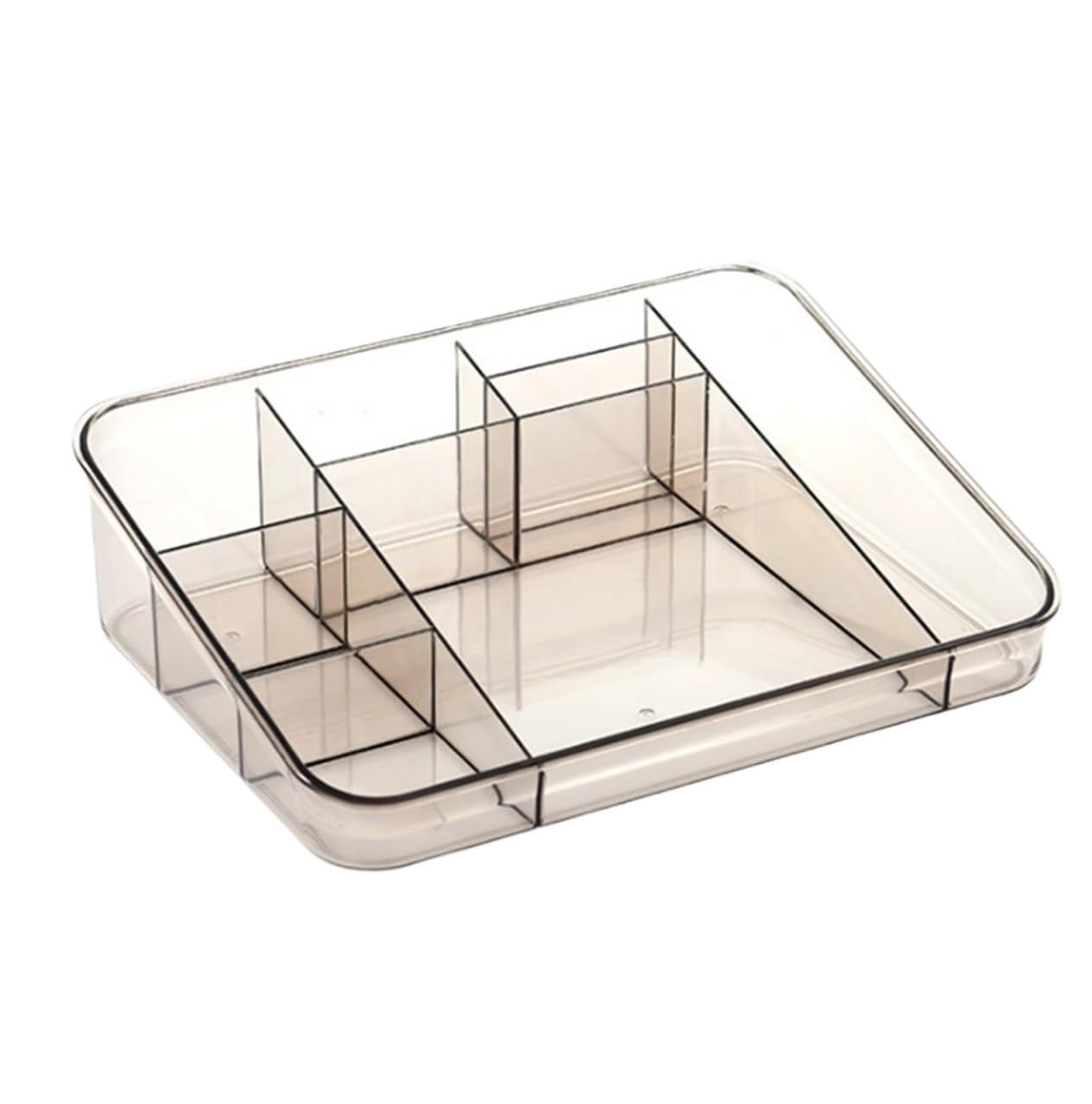 Kosmetik Make Up Organizer Kunststoff-Finishing-Box Für Transparente, Einfache Kunststoff-Aufbewahrungsbox Für Bürokosmetik Schmink Beauty Zubehör(C)
