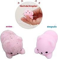 Vista 6 de KINGYAO Squishies juguete blando 24 piezas, recuerdos de fiesta para niños, juguete blando Mochi, juguete moji para niños, mini juguetes Kawaii