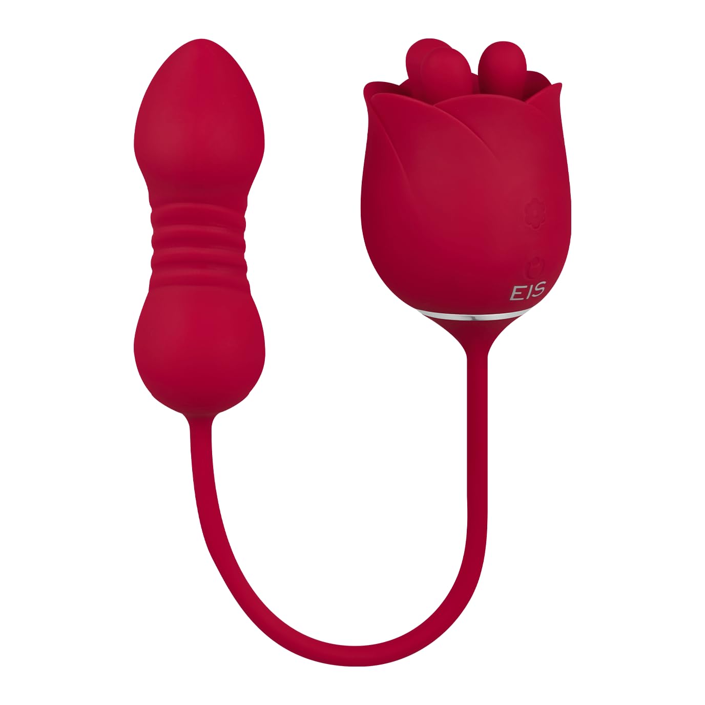 EIS Auflegevibrator | Rosenförmiger Vibrator mit Bullet | 38,5 cm | Erotik
