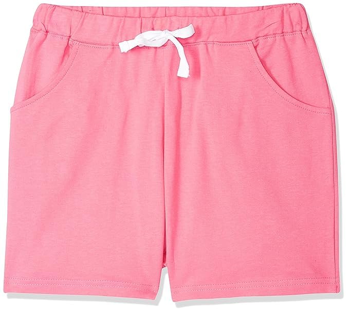 Image of Cloth Theory Premium Cotton Shorts for Girls - Regular Fit Pocket Shorts for Girls Pack of 2