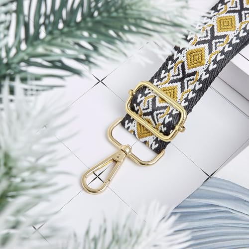 Image of TANOSII Wide Purse Strap Adjustable Replacement Shoulder Crossbody Strap Handbag Strap