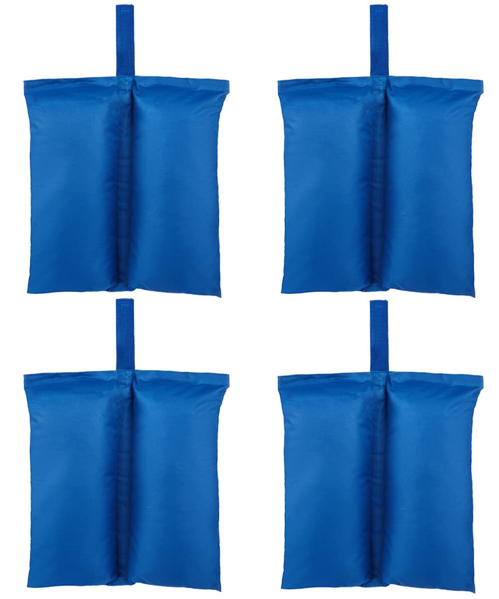 YELAIYEHAO 4 PCS Weights Bag for Pop up Canopy Tent Weighted Feet Bag Sand Bag (Blue-4 Large)