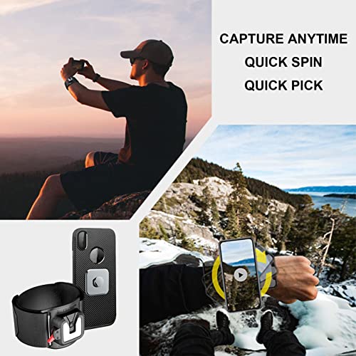 Suporte de telefone para pulseira, pulseira esportiva universal giratória de 360 ​​​​° para smartpho