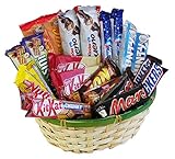 unkonventionelle und interessante Zusammenstellung mit Produkten von Ferrero, Nestlé, Mars und Milka - darunter auch ausgefallene Sondereditionen sowie bekannte Klassiker wie Snickers, Kinder Riegel und Duplo