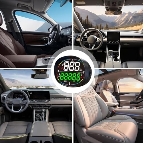 Speedometer HUD digital y pantalla de velocidad para salpicadero de coche 4