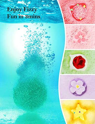 Bath Bombs For Women, 6 Pcs Aromatherapy Bath Bomb Gift Set, Bubble Bathbombs For Girls, For Mother's Day, Rich In Essential Oils, Skin Moisturizing, Unique Spa Gifts For Mom, Girlfriends #TOP3