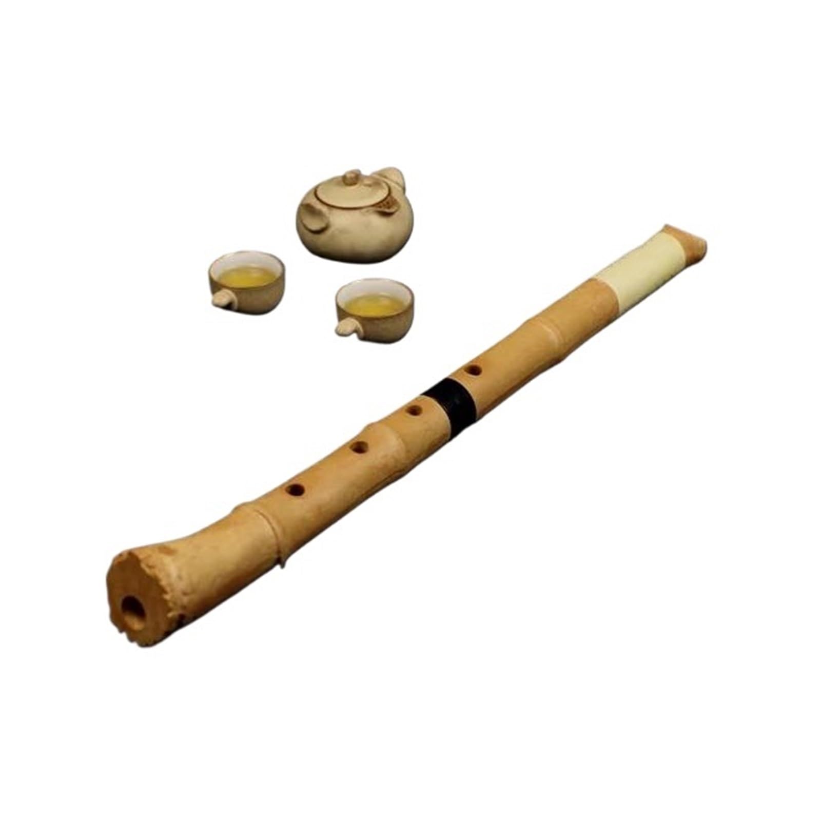 Flûte En Bambou Shakuhachi En Résine Accordage En D 5 Trous Instrument En Bois Flûte En Bambou