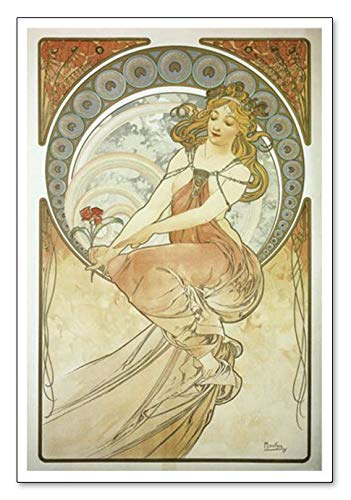 Amazon.co.jp: ポスター アルフォンス ミュシャ 四芸術 - 絵画