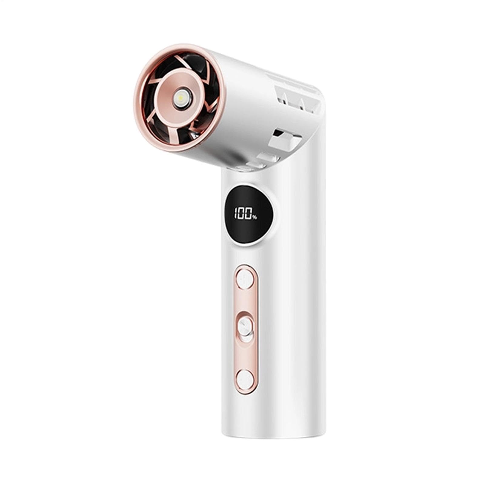 Ventilateur à main pliable avec écran pour rester au frais au bureau