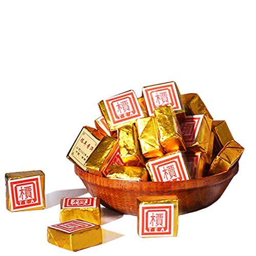 Pu'er Xiaotuo Tea 2003 Quzi Small Square Brick cha, Cooked Tea 250g (8.8oz.) Mini cha