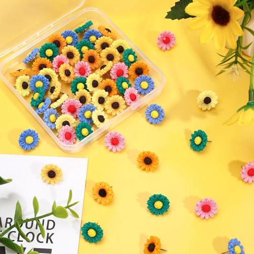 Chinchetas decorativas de girasol para evitar la caída de notas 5