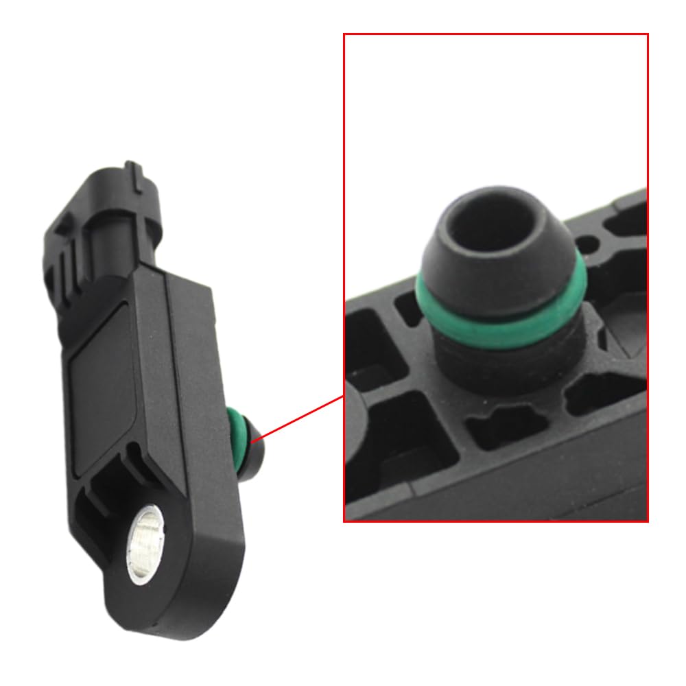 Capteur de Pression de Collecteur, MAP Capteur de Pression d'Air Absolue de Suralimentation de Collecteur Compatible avec Nissan Compatible avec Renault, 0281002997 223650001R