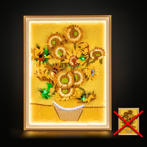 LIGHTAILING Light for Lego-31215 Vincent-Van-Gogh – Sunflowers - Led Lighting Kit Compatible with Lego Building Blocks Model - NOT Included The Model Set