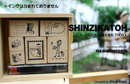 Amazon.co.jp: STAMP SET-Today [SKST02] Shinzi Katoh Design