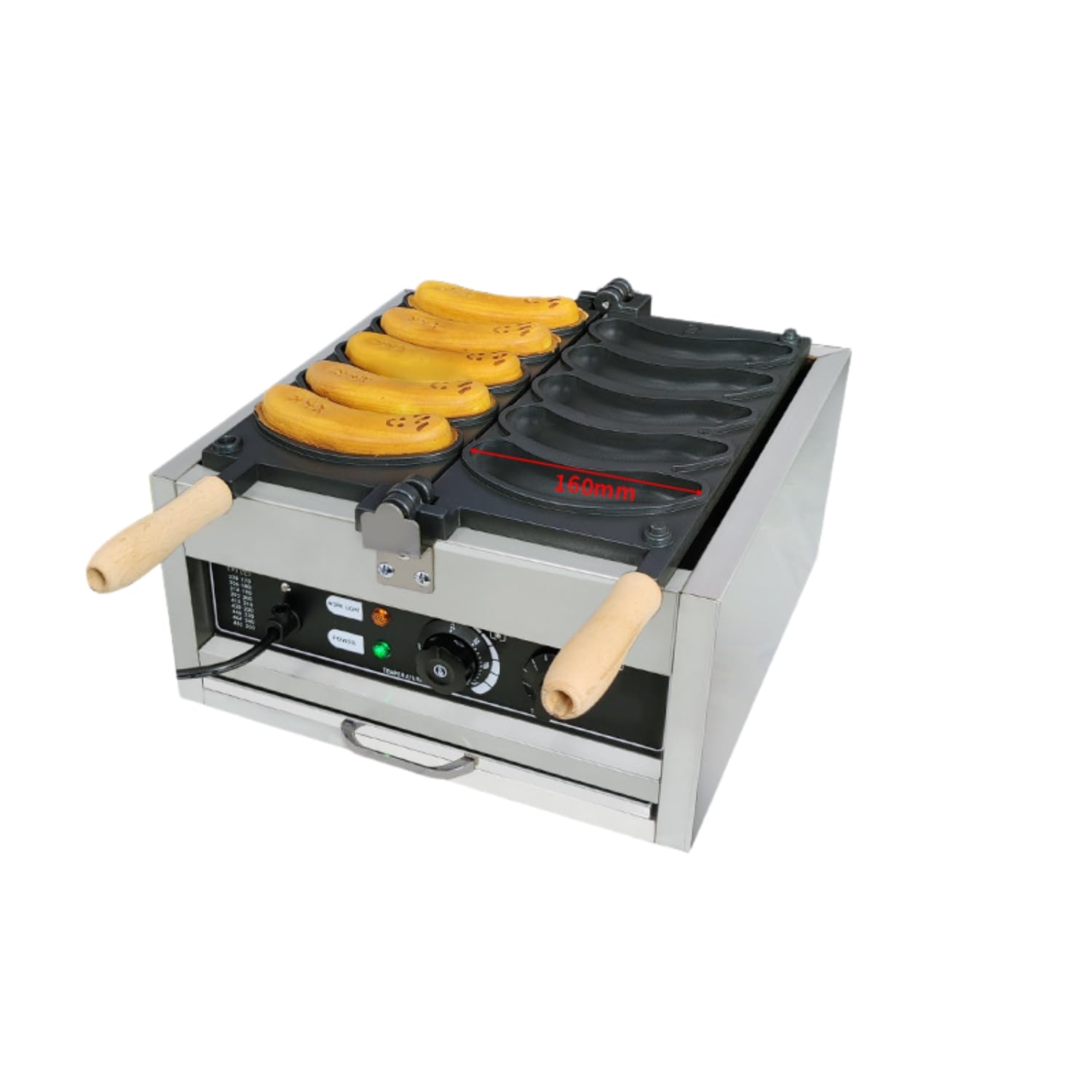 Amazon.co.jp: Dazzix14 穴ミニ鯛焼き機 & 5 穴バナナ焼き機 電気式