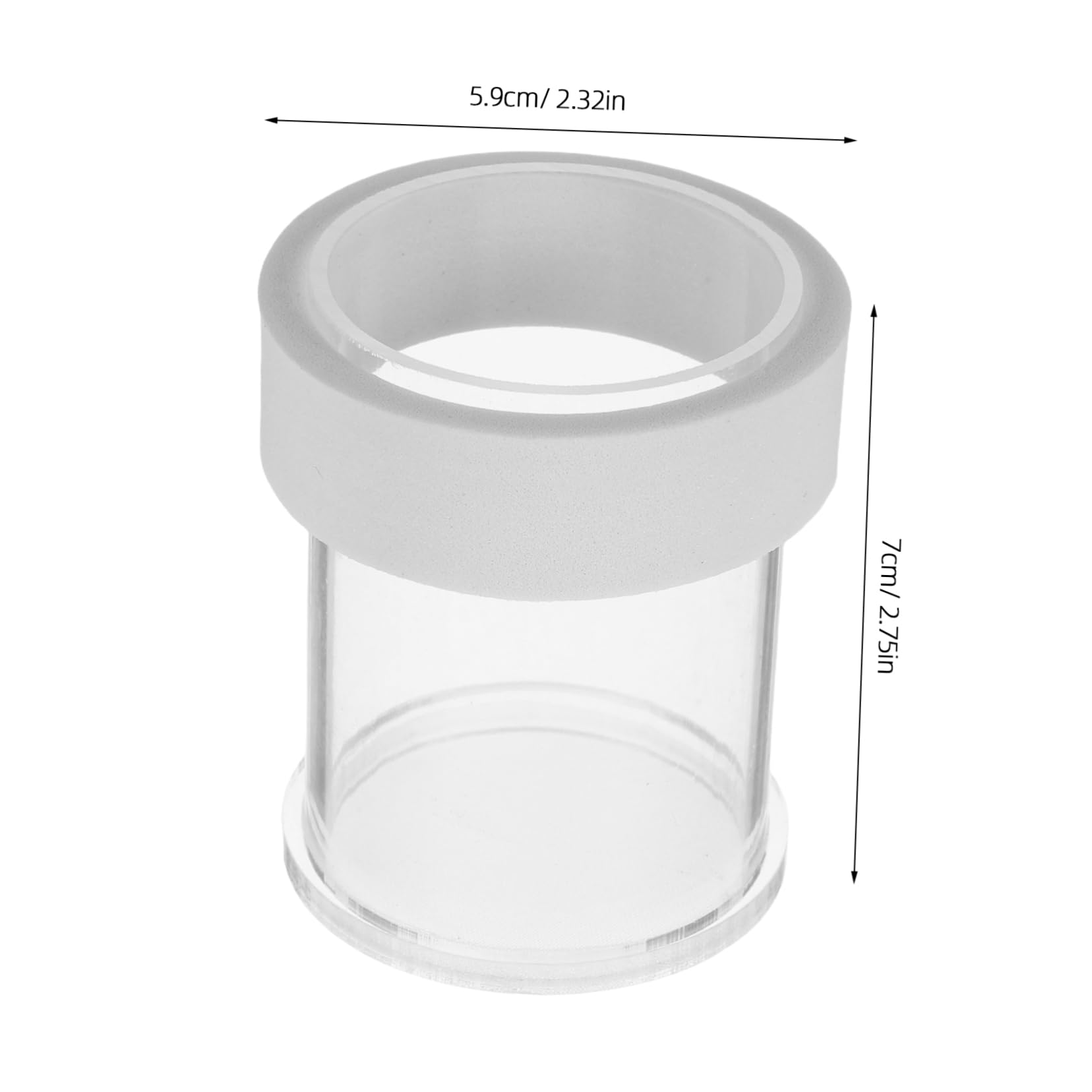 Abaodam Fish Tank Feeder Fish Vacation Feeder Shrimp Feeding Ring Seahorse Feeding Station Aquarium Shrimp Accessories Aquarium Supplies Transparent Acrylic
