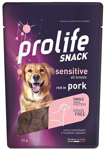Prolife Snack Sensitive Grain Free Per Cani Con Maiale Da 90 Gr