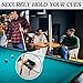 Naissgo Cue Rest Cue Stick Holder Pool Cue Holder (4 Holes)