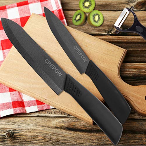 Ceramic knife, CREPOW 6 Piece Ceramic knife Set 6