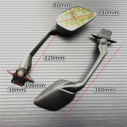 Accesorios para motocicletas espejos retrovisores TMAX 530 recambios carenado 2012-2019 005 3