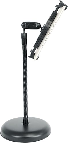 Miniatura 11 de Rockville iStand 9 iPadiPhoneteléfonotableta cuello de cisne escritorio estudio soporte + clip de micrófono