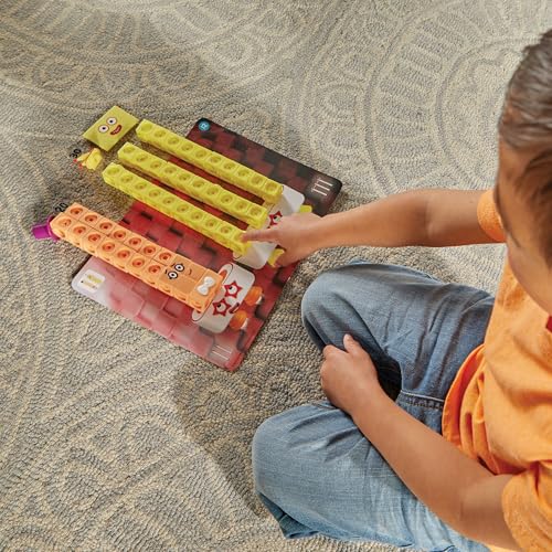 hand2mind Numberblocks Heroes with Zeroes MathLink Cubes Activity Set, Preschool Learning Activities, Math Manipulatives Kindergarten, Counting Blocks, Number Linking Cubes, Kids Educational Toys - Image 5