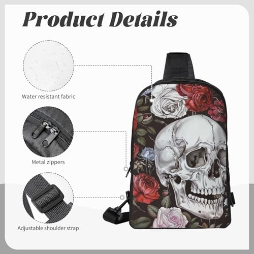 Bolso Cruzado Ajustable Unisex Negro para Senderismo miniatura 5