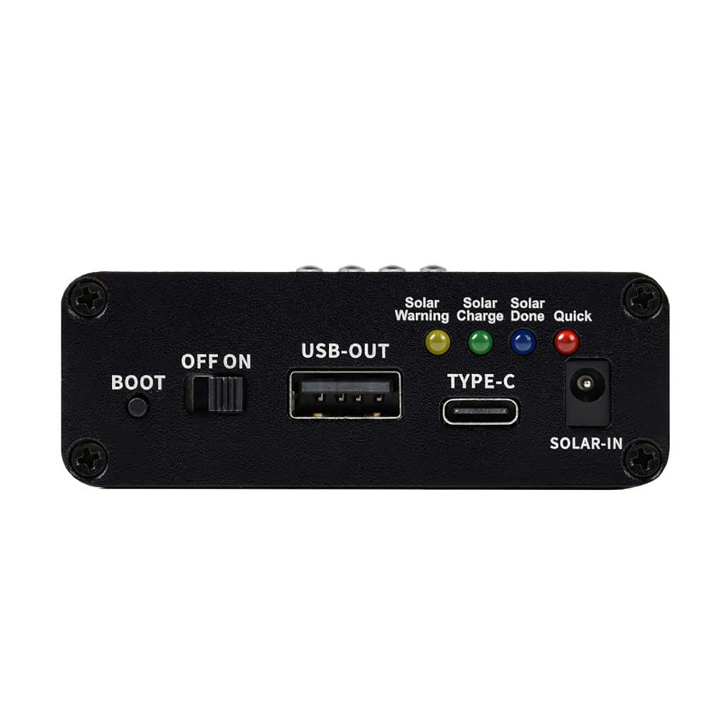 Solar Power Manager (C), Compatible with 6V~24V Solar Panels, Supports 3X 18650 Batteries(Not Include), Supports MPPT Function