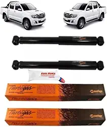 Par de Amortecedores Traseiros para Hilux Pick Up 2005 a 2015, Marca Cofap, com Graxa