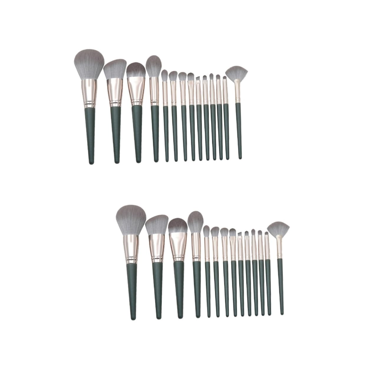 EXCEART 28 Pezzi Pennello Per Fard Per Trucco Pennelli Per Polvere Pennelli Cosmetici Kit Pennelli Per Cosmetici Fondotinta Correttore Viso Eye Blending Liner Kit Pennelli Per Trucco