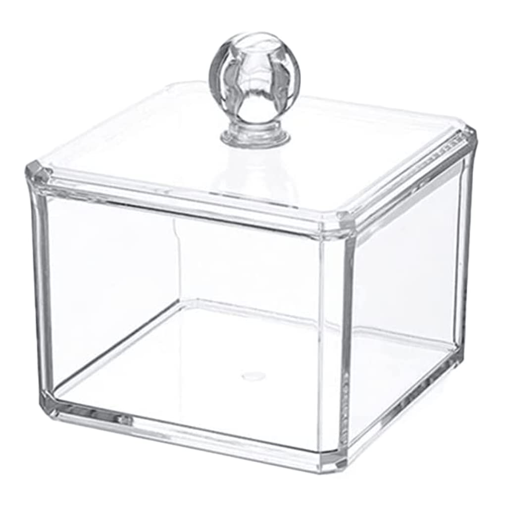 Wdwdw Style A Toothpicks Dispenser Toothpick Box Fashion Acrylic Holder Transparent Container Portable Container With Lid