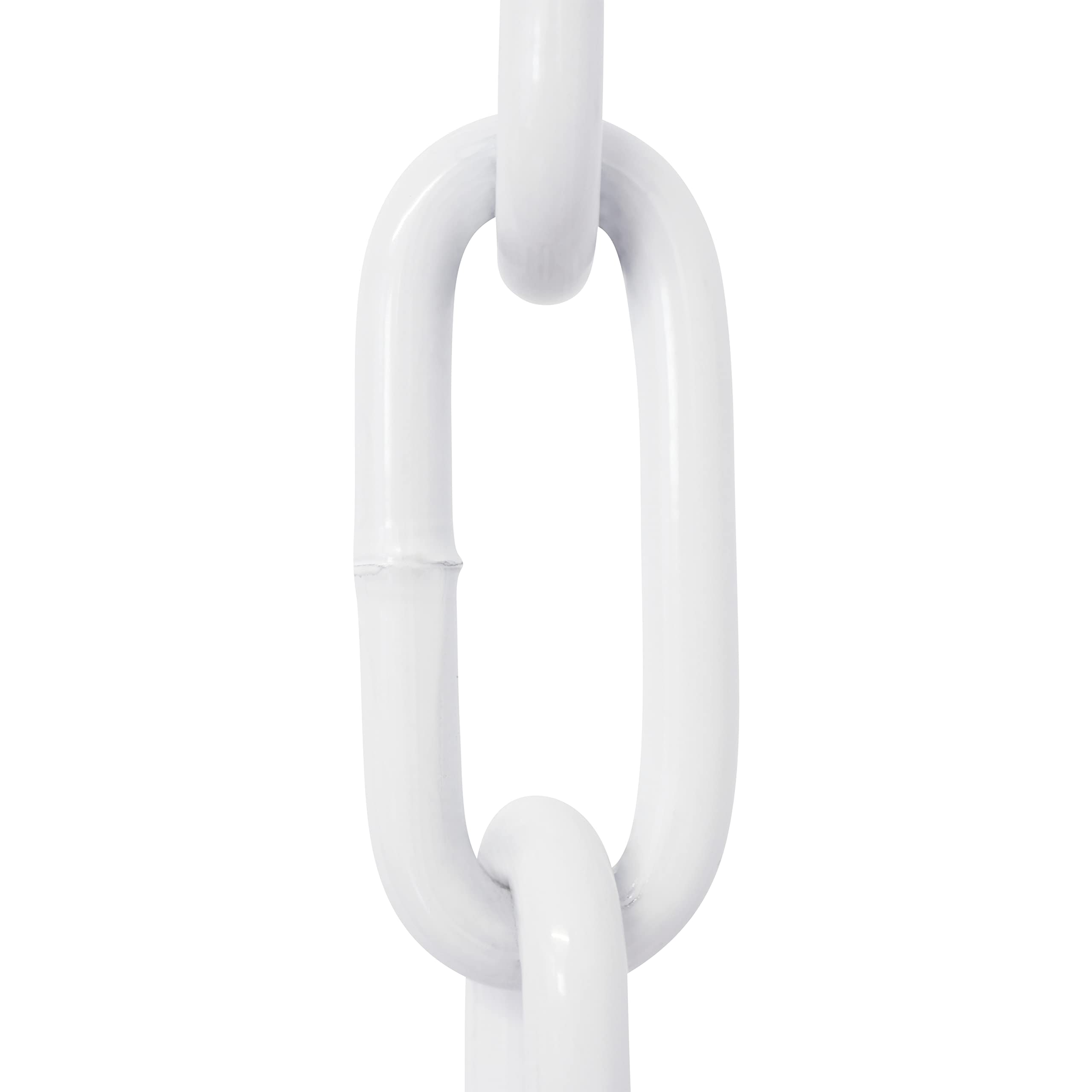 RCH Hardware CH-S59-06-WHT-10 Steel Chandelier Chain, White (10 Feet)