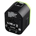 Universal Travel Adapter 5W – 6 in 1 Universal Travel Adapter All in One with 2 USB International Travel Adapter for US UK EU AU, Overheat & Overcharge Protection, 1 Year Warranty gallery image