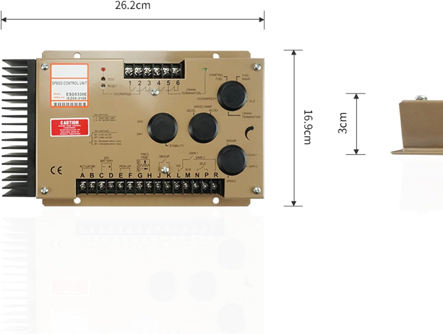 New Speed Control Unit/Board ESD5330 Electronic Governor Compatible with Generator Replacement