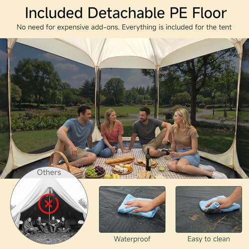 Alvantor 5 Person Pop Up SUV Tent