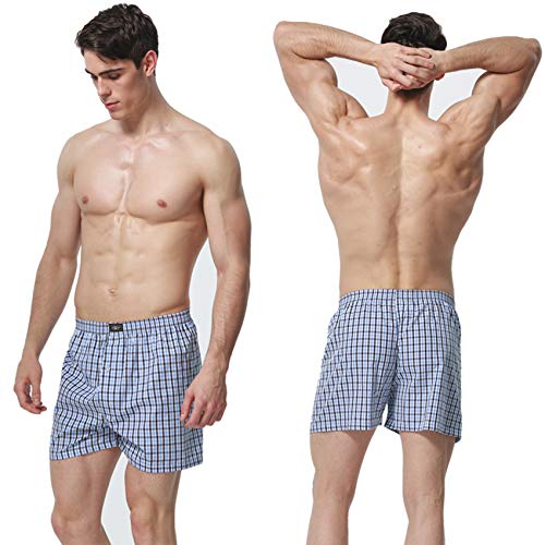Haoshihe Mens 100% Cotton Boxer Shorts #TOP1